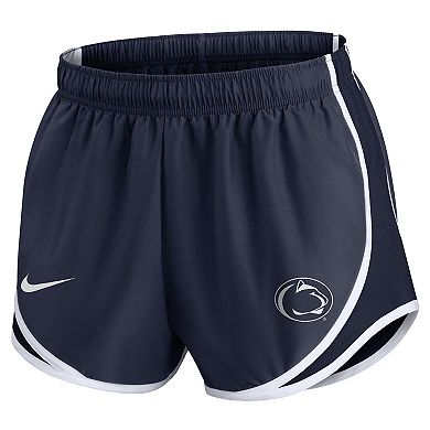 Women's Nike Navy Penn State Nittany Lions Primetime Tempo Performance Shorts