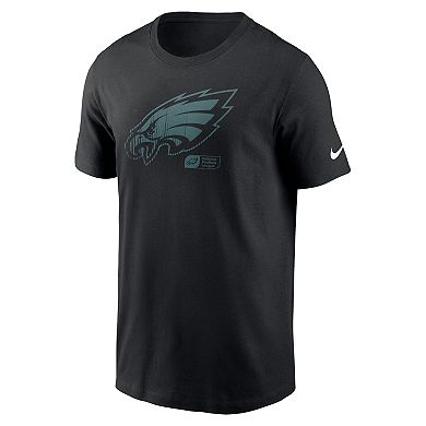 Men's Nike Black Philadelphia Eagles Faded Essential T-Shirt