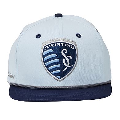 Unisex Live Breathe Futbol Light Blue Sporting Kansas City Snapback Hat