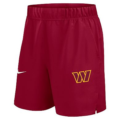 Men's Nike Burgundy Washington Commanders Blitz Victory Performance Shorts