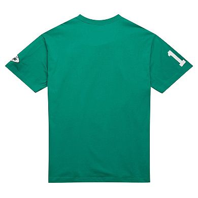 Men's Mitchell & Ness Joe Namath Kelly Green New York Jets Retired Player Nickname T-Shirt