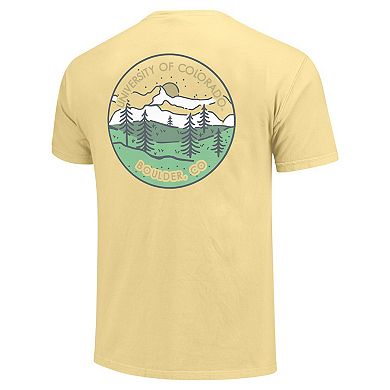 Unisex Gold Colorado Buffaloes Scenic Comfort Colors T-Shirt