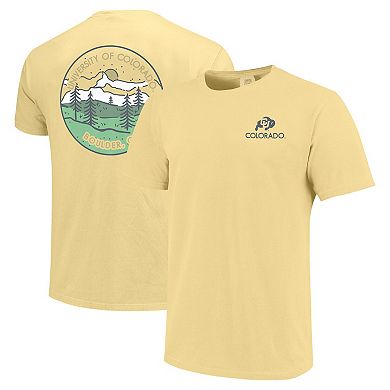 Unisex Gold Colorado Buffaloes Scenic Comfort Colors T-Shirt