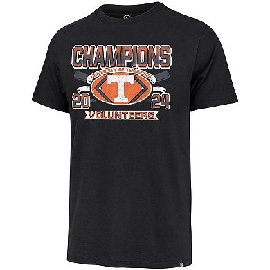 Men's '47 Black Tennessee Volunteers 2024 NCAA Men's Baseball College World Series Champions Franklin T-Shirt