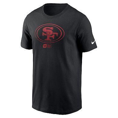 Men's Nike Black San Francisco 49ers Faded Essential T-Shirt