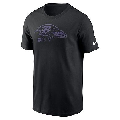 Men's Nike Black Baltimore Ravens Faded Essential T-Shirt