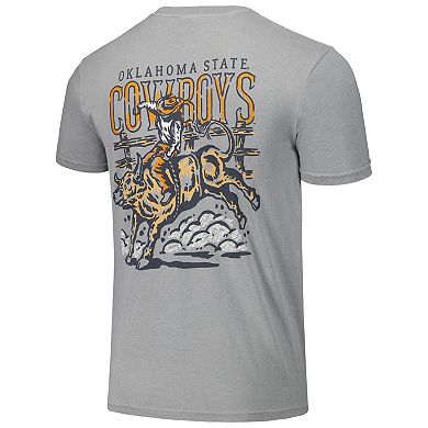 Unisex Gray Oklahoma State Cowboys Hyper Local Bull Ride T-Shirt