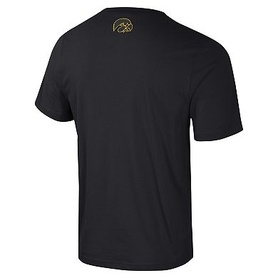 Men's Colosseum Black Iowa Hawkeyes Color Pop Active Blend T-Shirt