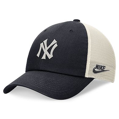 Men's Nike Navy New York Yankees Cooperstown Collection Rewind Club Trucker Adjustable Hat