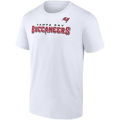 Men's Fanatics White Tampa Bay Buccaneers Hot Shot State T-Shirt