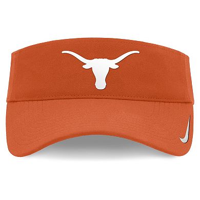 Men's Nike Texas Orange Texas Longhorns On-Field Ace Performance Adjustable Visor