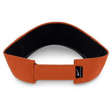 Men's Nike Texas Orange Texas Longhorns On-Field Ace Performance Adjustable Visor