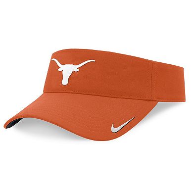 Men's Nike Texas Orange Texas Longhorns On-Field Ace Performance Adjustable Visor