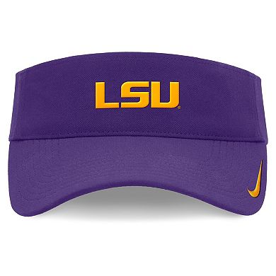 Men's Nike Purple LSU Tigers On-Field Ace Performance Adjustable Visor