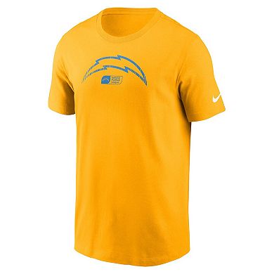 Men's Nike Gold Los Angeles Chargers Faded Essential T-Shirt