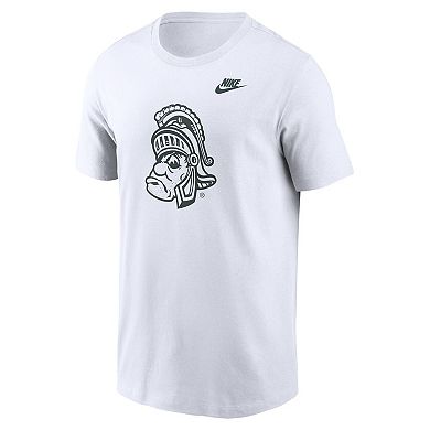 Men's Nike White Michigan State Spartans Legacy Alternate Logo T-Shirt