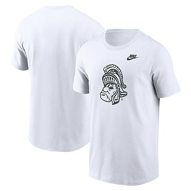 Men's Nike White Michigan State Spartans Legacy Alternate Logo T-Shirt