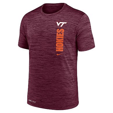 Men's Nike Maroon Virginia Tech Hokies 2024Â Sideline Velocity Legend Performance T-Shirt