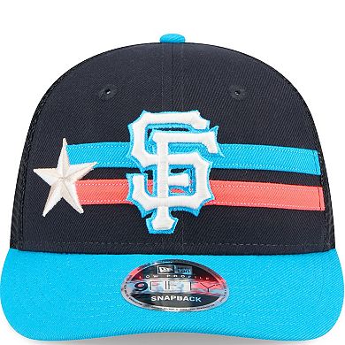 Men's New Era  Navy San Francisco Giants 2024 MLB All-Star Game  Meshback Low Profile 9FIFTY Snapback Hat