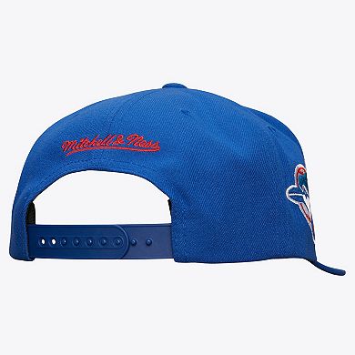 Men's Mitchell & Ness Royal Toronto Blue Jays Team Tagged Snapback Hat