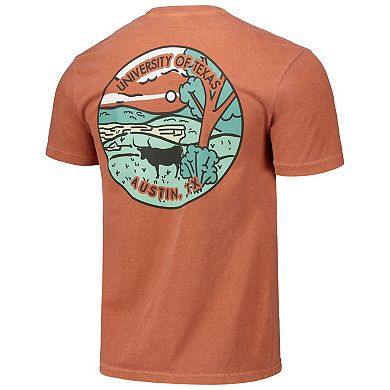 Unisex Burnt Orange Texas Longhorns Scenic Comfort Colors T-Shirt