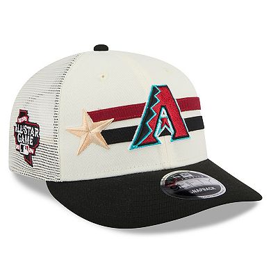 Men's New Era  Cream/Black Arizona Diamondbacks 2024 MLB All-Star Game Workout Meshback Low Profile 9FIFTY Snapback Hat