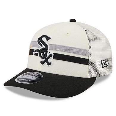 Men's New Era  Cream/Black Chicago White Sox 2024 MLB All-Star Game Workout Meshback Low Profile 9FIFTY Snapback Hat