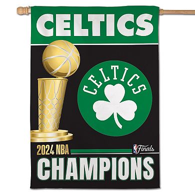 WinCraft Boston Celtics 2024 NBA Finals Champions Two-Sided 28'' x 40'' Vertical Banner