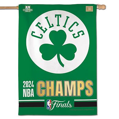 WinCraft Boston Celtics 2024 NBA Finals Champions Two-Sided 28'' x 40'' Vertical Banner