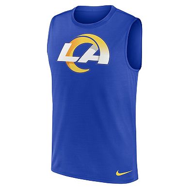 Men's Nike Royal Los Angeles Rams Blitz Legend Muscle Perform Tank Top