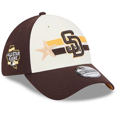 Men's New Era  Cream/Brown San Diego Padres 2024 MLB All-Star Game Workout 39THIRTY Flex Hat