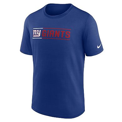 Men's Nike Royal New York Giants Exceed Performance T-Shirt