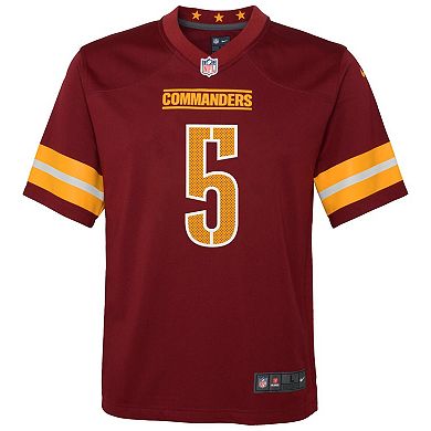 Youth Nike Jayden Daniels Burgundy Washington Commanders 2024 NFL Draft First Round Pick Player Game Jersey