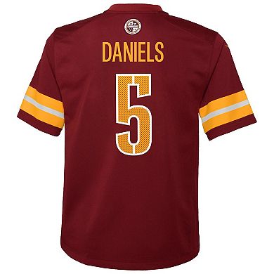 Youth Nike Jayden Daniels Burgundy Washington Commanders 2024 NFL Draft First Round Pick Player Game Jersey