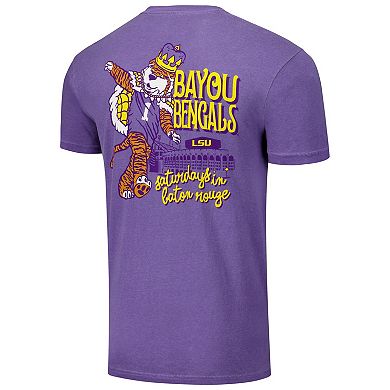 Unisex Purple LSU Tigers Hyper Local Mardi Mascot T-Shirt