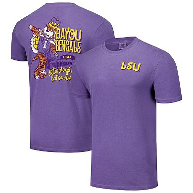 Unisex Purple LSU Tigers Hyper Local Mardi Mascot T-Shirt
