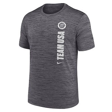 Men's Nike Gray Team USA Velocity Performance T-Shirt