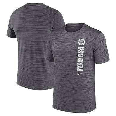 Men's Nike Gray Team USA Velocity Performance T-Shirt