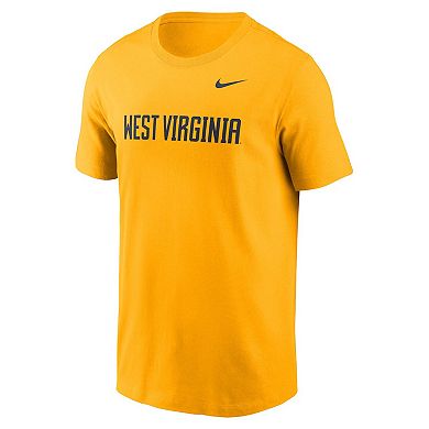 Men's Nike Gold West Virginia Mountaineers Primetime Evergreen Wordmark T-Shirt