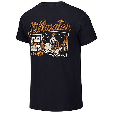 Youth Black Oklahoma State Cowboys Hyperlocal Comfort Colors T-Shirt