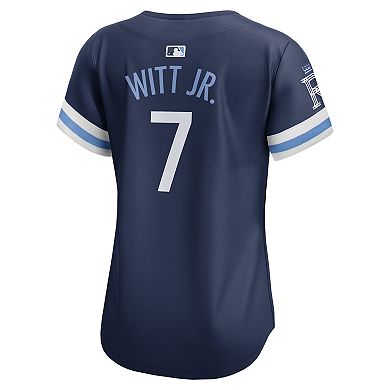 Women's Nike Bobby Witt Jr. Navy Kansas City Royals City Connect Limited Player Jersey