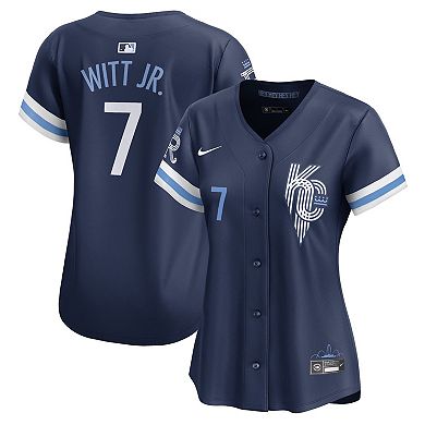 Women's Nike Bobby Witt Jr. Navy Kansas City Royals City Connect Limited Player Jersey