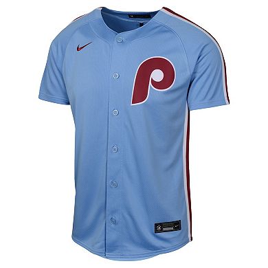 Youth Nike Light Blue Philadelphia Phillies Alternate Limited Jersey