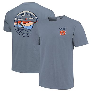 Unisex Light Blue Auburn Tigers Scenic Comfort Colors T-Shirt