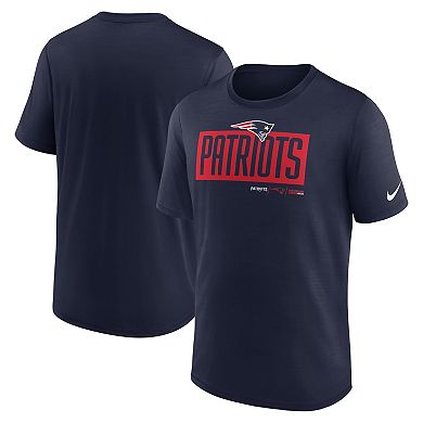 Men's Nike Navy New England Patriots Exceed Performance T-Shirt