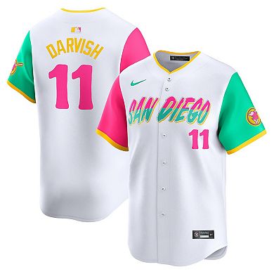 Men's Nike Yu Darvish White San Diego Padres City Connect Limited Player Jersey