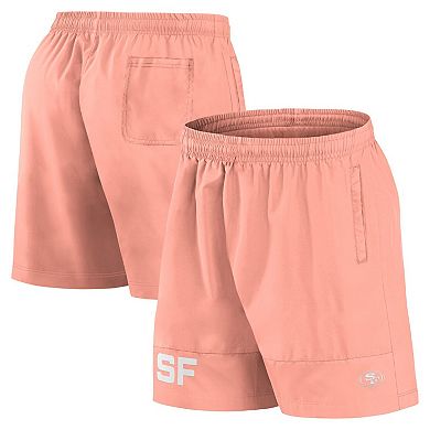 Men's Fanatics Coral San Francisco 49ers Elements Shorts