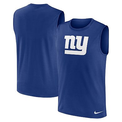 Men's Nike Royal New York Giants Blitz Legend Muscle Perform Tank Top