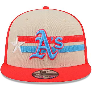 Men's New Era  Cream Oakland Athletics 2024 MLB All-Star Game  9FIFTY Snapback Hat