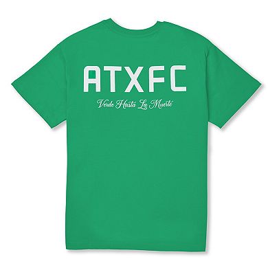 Unisex Live Breathe Futbol Green Austin FC T-Shirt